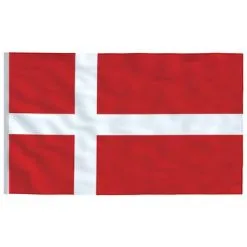 VidaXL Vlag Denemarken 90x150 Cm