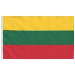 VidaXL Vlag Litouwen 90x150 Cm