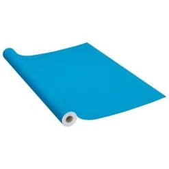 VidaXL Meubelfolie Zelfklevend 500x90 Cm PVC Azuurblauw
