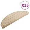 VidaXL Trapmatten 15 St 65x25 Cm Taupe