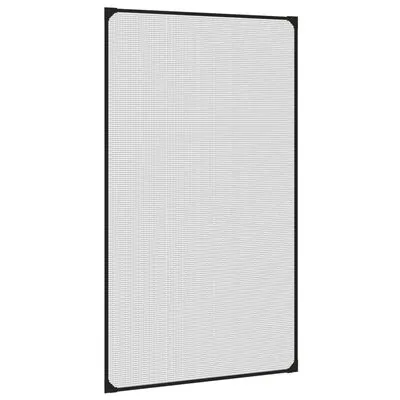 VidaXL Insectenhor Voor Ramen Magnetisch 80x140 Cm Antracietkleurig