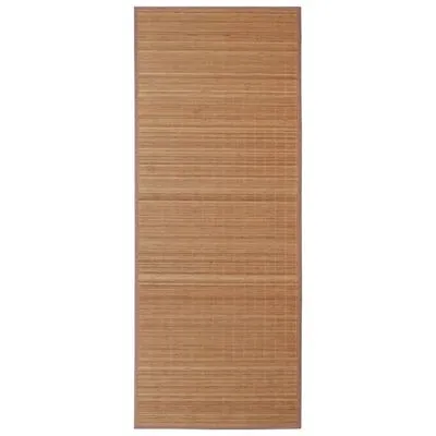 VidaXL Tapijt 100x160 Cm Bamboe Bruin