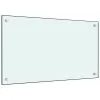 VidaXL Spatscherm Keuken 70x40 Cm Gehard Glas Wit