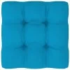 VidaXL Bankkussen Pallet 58x58x10 Cm Blauw