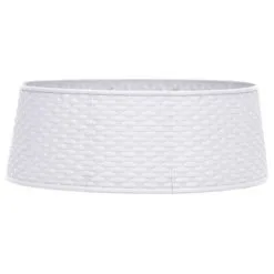 VidaXL Kerstboomrok Ø54x19,5 Cm Wit