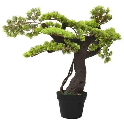VidaXL Kunstplant Met Pot Cipres Bonsai 70 Cm Groen - Afbeelding 2