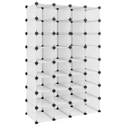 VidaXL Schoenenrek 93x36,5x140 Cm Polypropeen Transparant