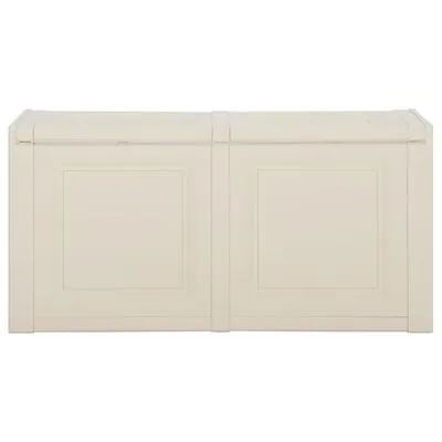 VidaXL Kussenbox 85 L 86x40x42 Cm Vanille-ijskleurig - Afbeelding 2