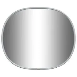VidaXL Wandspiegel 30x25 Cm Zilverkleurig