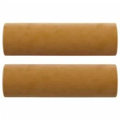 VidaXL Sierkussens 2 St 15x50 Cm Fluweel Bruin