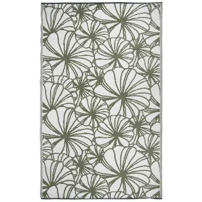 Esschert Design Buitenkleed 241x152 Cm Bloemmotief OC21 - Afbeelding 2
