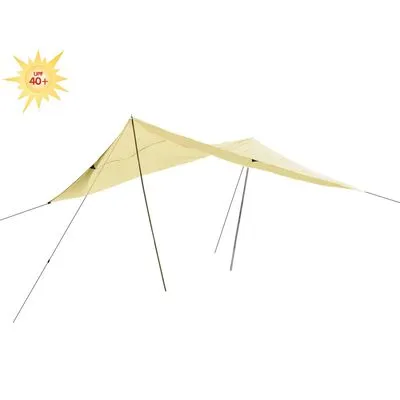 Happy People Zonnescherm 400x300cm Zandkleurig - Afbeelding 2