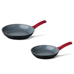 CUISINOX 2-delige Koekenpanset Rood