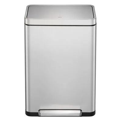 EKO Pedaalemmer X-Cube 2x20 L Matzilverkleurig