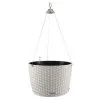 LECHUZA Plantenbak NIDO Cottage 35 ALL-IN-ONE Hangend Lichtgrijs