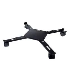 Nature Plantentrolley Met 4-armen Verstelbaar Metaal Zwart