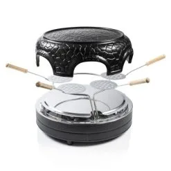 Bestron Pizzamaker Voor 4 Personen APD400Z 800 W Zwart