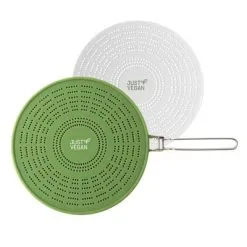 Just Vegan Spatdeksel AirActive Met Koolstoffilter Silicone Groen