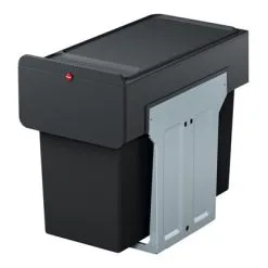 Hailo Afvalbak Ecoline Inbouw 3 X 10 L Zwart