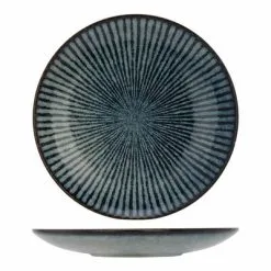 Cosy & Trendy Dessertbord Atlantis 6 St Strepen Ø21,5 Cm Blauw