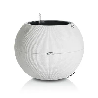 LECHUZA Plantenbak PURO Color 50 ALL-IN-ONE ø 49 Cm Wit