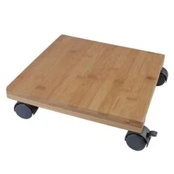 Nature Plantentrolley Vierkant 30x30 Cm Bruin BPC