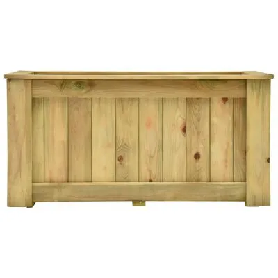 VidaXL Plantenbak Verhoogd 100x50x50 Cm Geïmpregneerd Grenenhout - Afbeelding 2