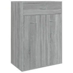 VidaXL Schoenenkast 60x35x84 Cm Bewerkt Hout Grijs Sonoma