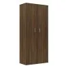 VidaXL Schoenenkast 80x39x178 Cm Bewerkt Hout Bruineikenkleurig