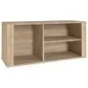 VidaXL Schoenenkast 100x35x45 Cm Bewerkt Hout Sonoma Eikenkleurig