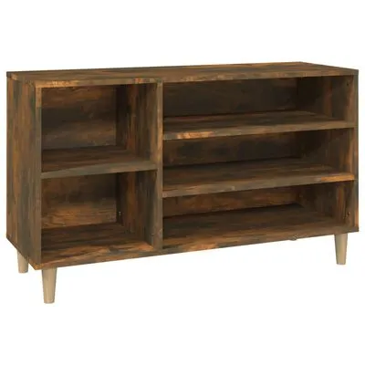 VidaXL Schoenenkast 102x36x60 Cm Bewerkt Hout Gerookt Eikenkleurig