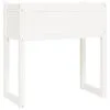 VidaXL Plantenbak 78x40x81 Cm Massief Grenenhout Wit
