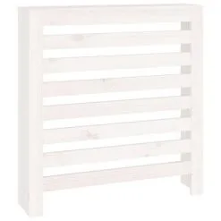 VidaXL Radiatorombouw 79,5x19x84 Cm Massief Grenenhout Wit