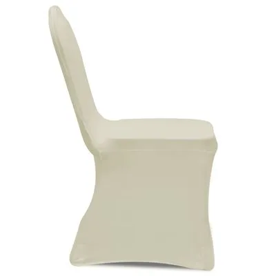 VIDAXL Hoes Voor Stoelen 50 Stuks (creme) - Afbeelding 3