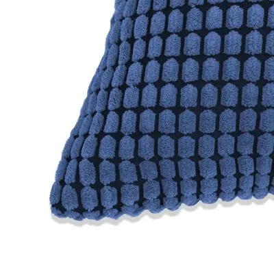 VidaXL Sierkussenset 40x60 Cm Velours Blauw 2-delig - Afbeelding 3
