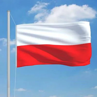 VidaXL Vlag Polen 90x150 Cm - Afbeelding 3