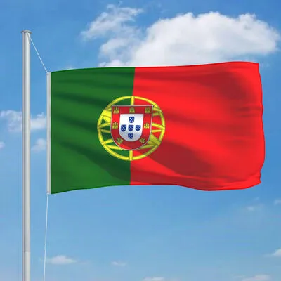 VidaXL Vlag Portugal 90x150 Cm - Afbeelding 3