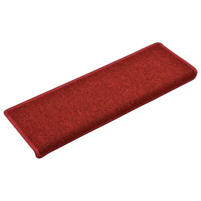 VidaXL Trapmatten 5 St 65x25 Cm Rood - Afbeelding 3
