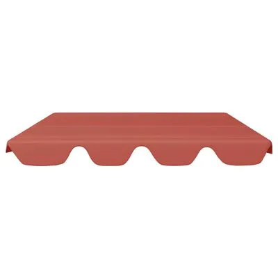 VidaXL Vervangingsluifel Schommelbank 188/168x110/145 Cm Terracotta - Afbeelding 3