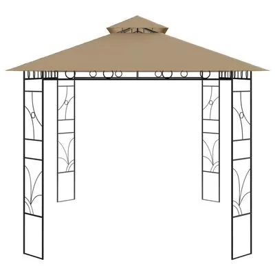 VidaXL Prieel 160 G/m² 4x3x2,7 M Taupe - Afbeelding 3