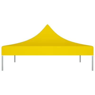 VidaXL Partytentdak 270 G/m² 3x3 M Geel - Afbeelding 3