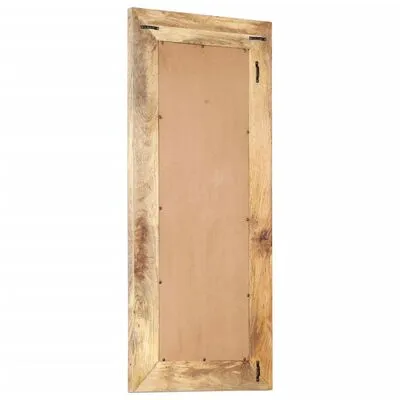 VidaXL Spiegel Handgesneden 110x50x2,6 Cm Massief Mangohout - Afbeelding 3