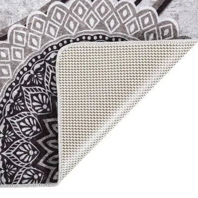 VidaXL Vloerkleed Wasbaar Anti-slip 80x150 Cm Meerkleurig - Afbeelding 3