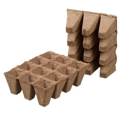 Nature Turfpotten 144 Stuks 4x4x5 Cm 6020128 - Afbeelding 3
