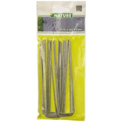 Nature Anti-worteldoek Met Pinnen 2x5 M Zwart - Afbeelding 3