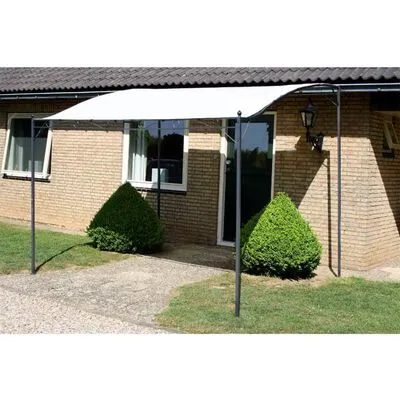 VidaXL Prieel Stof Crèmewit - Afbeelding 3