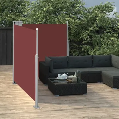 VidaXL Windscherm Uittrekbaar 120x600 Cm Bruin - Afbeelding 3
