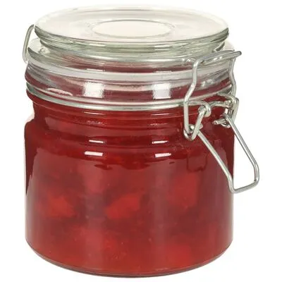 VidaXL Opbergpotten Met Klemsluiting 6 St 500 Ml - Afbeelding 3