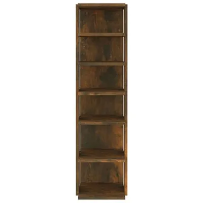 VidaXL Schoenenrek 27,5x27x102 Cm Bewerkt Hout Gerookt Eikenkleurig - Afbeelding 3
