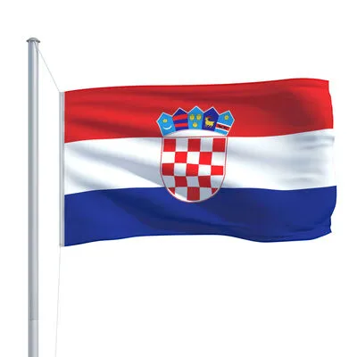 VidaXL Vlag Kroatiƫ 90x150 Cm - Afbeelding 4